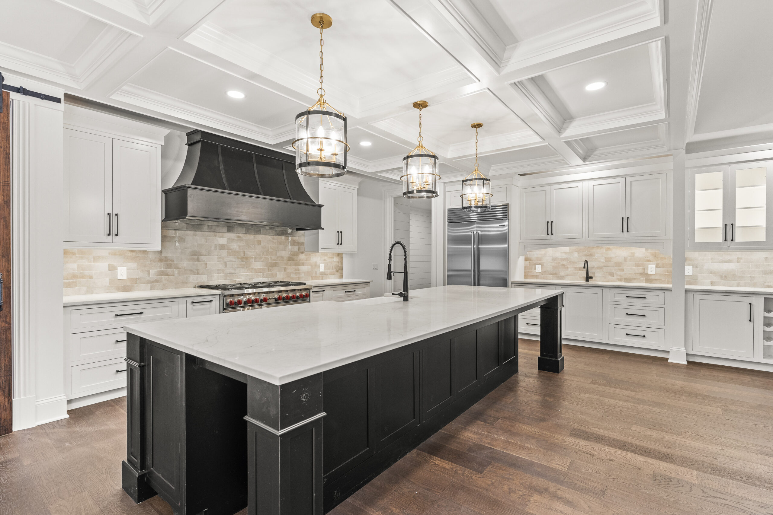 Kathie Jordan Design - We are using bowling alley lane floor as the top for  the ReStore kitchen island in our project house. Marko Barakoski had the  perfect piece for us. We